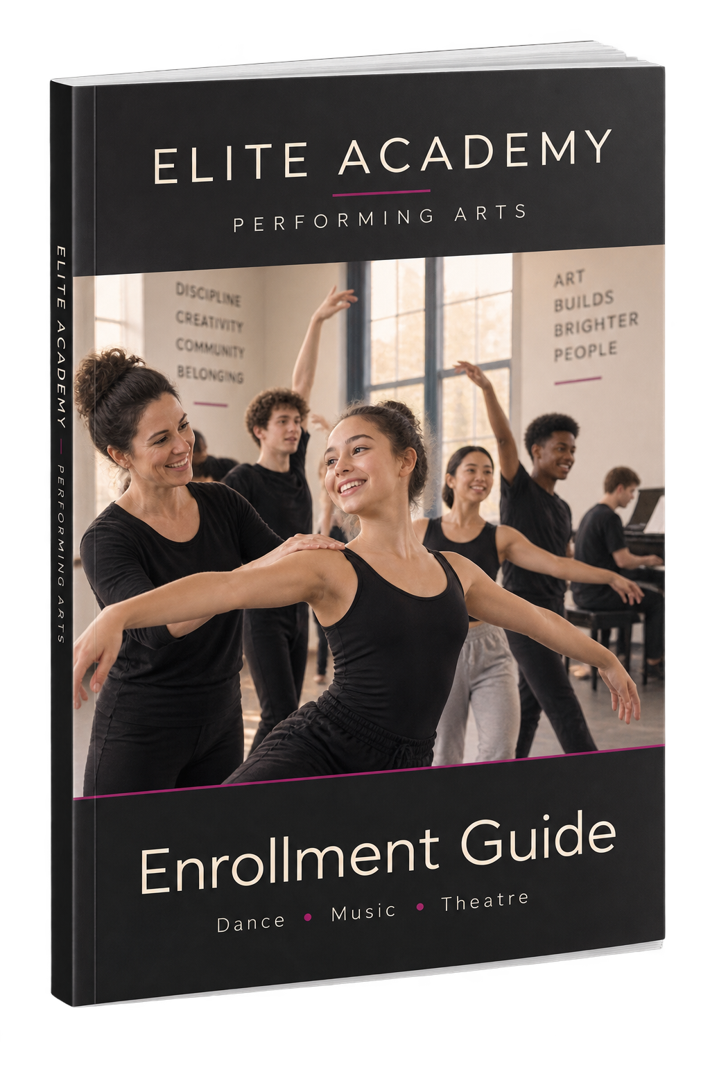 Illustrative Enrollment Guide mockup